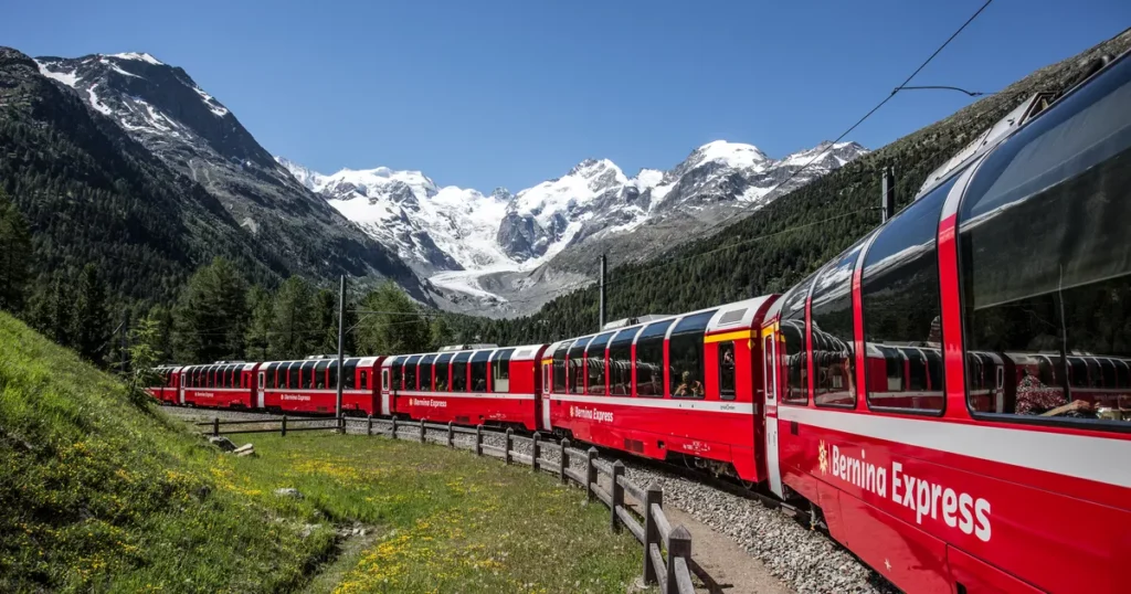 voyages en train en Suisse